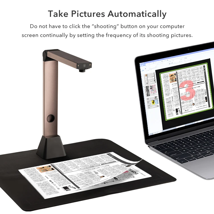 2020 S1 visual presenter Hot Sale Digital A3 Document Camera Scanner For Office And Classroom Visualizer