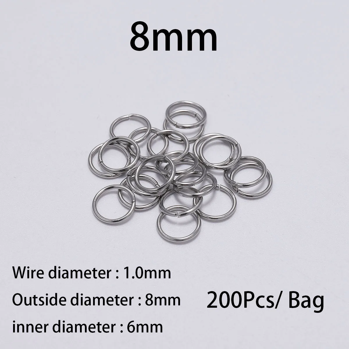 1.0 x 8mm 200pcs