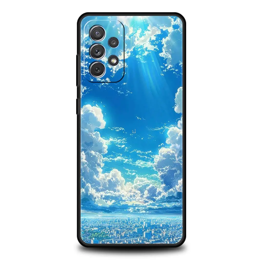 Whimsical Cartoon Sky Phone Case Cover