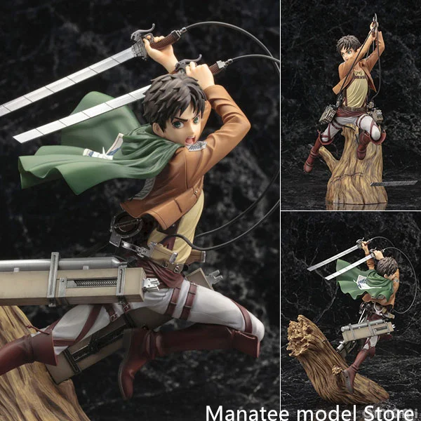 

Kotobukiya Original ARTFX J Attack on Titan Eren Yeager Renewal Package 1/8 PVC Action Figure Anime Model Toys Doll Gift