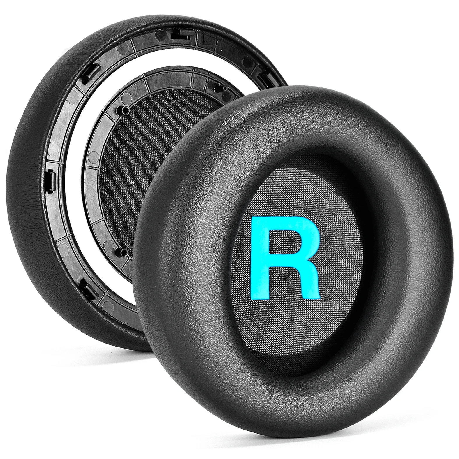 

1Pair Left+Right Protein Leather Memory Foam Ear Pads Cushion Cover For Lenovo Legion H300 Headphones