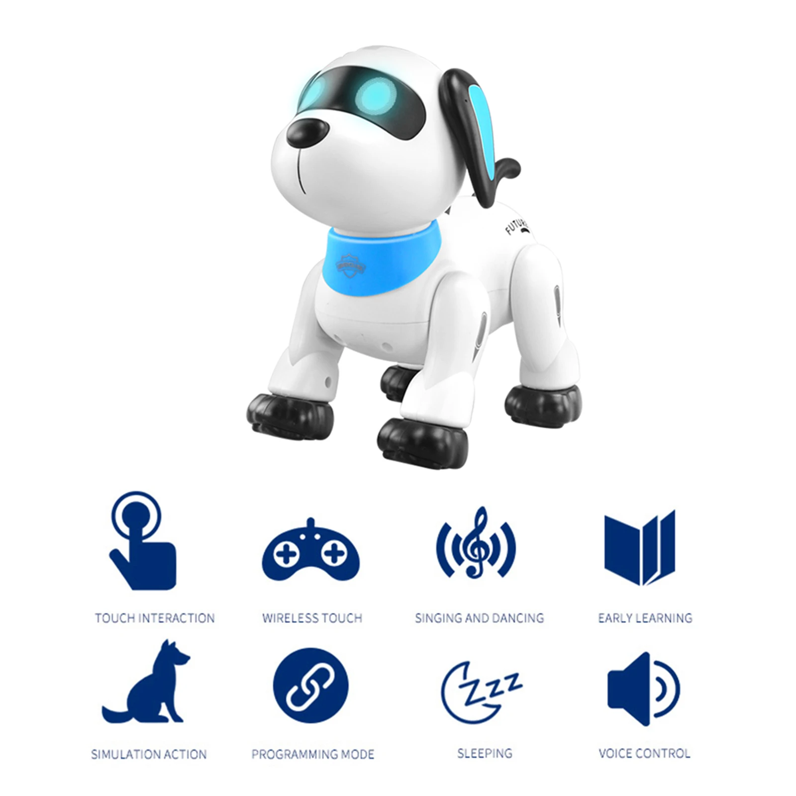 INTELLIGENT Remote Control Robot Dog, Voice Control Robotic Stunt