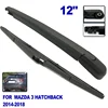 Rear Wiper Back Arm Blade Set For Mazda 3 Hatchback 12"/300mm Car Windshield Windscreen 2014 2015 2016 2017 2018 1
