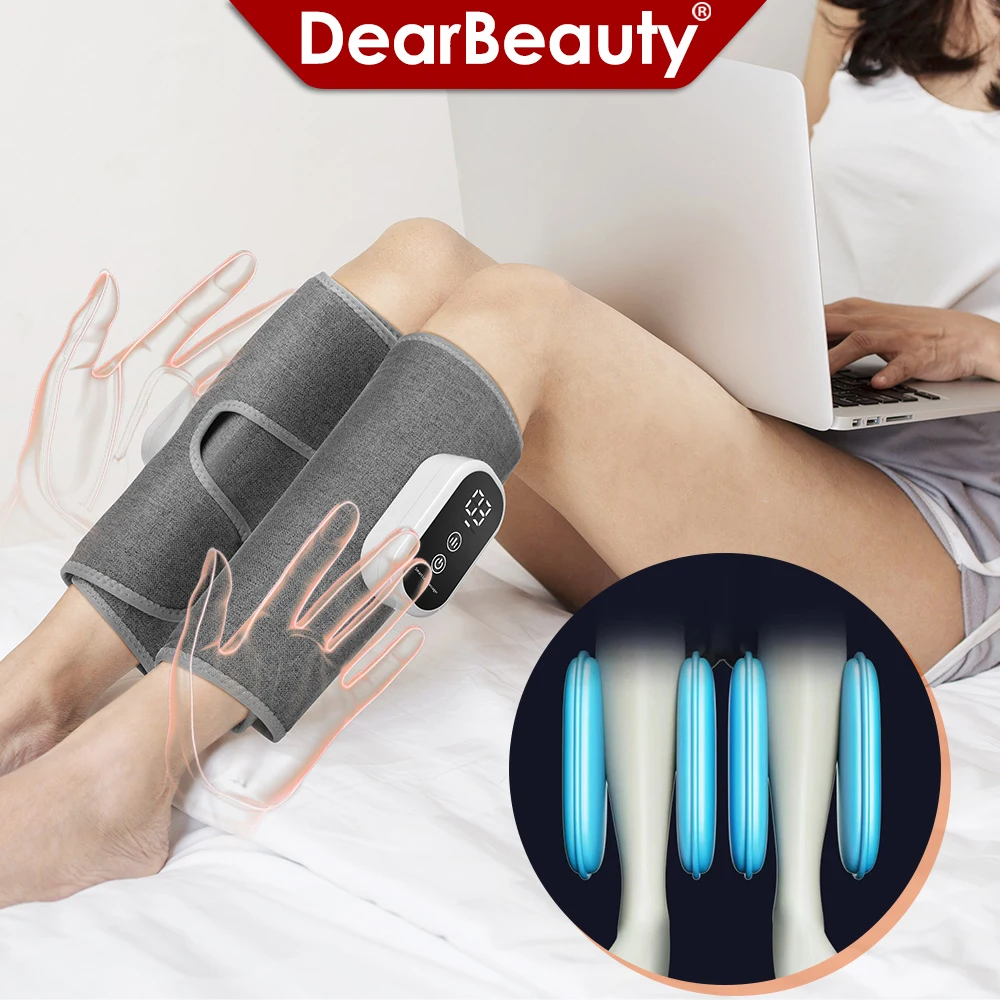 360° Air Pressure Calf Massager Eletric 3Mode Airbag Compresstion Vibration Leg Massage Foot Calf Muscle Relax Blood Circulation