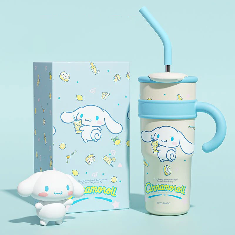 

Sanrio, Hello Kitty Melody Cinnamoroll термос, чашка для льда, 700 мл, аниме мультяшный студент, большая емкость, соломенная чашка, подарок для девочек