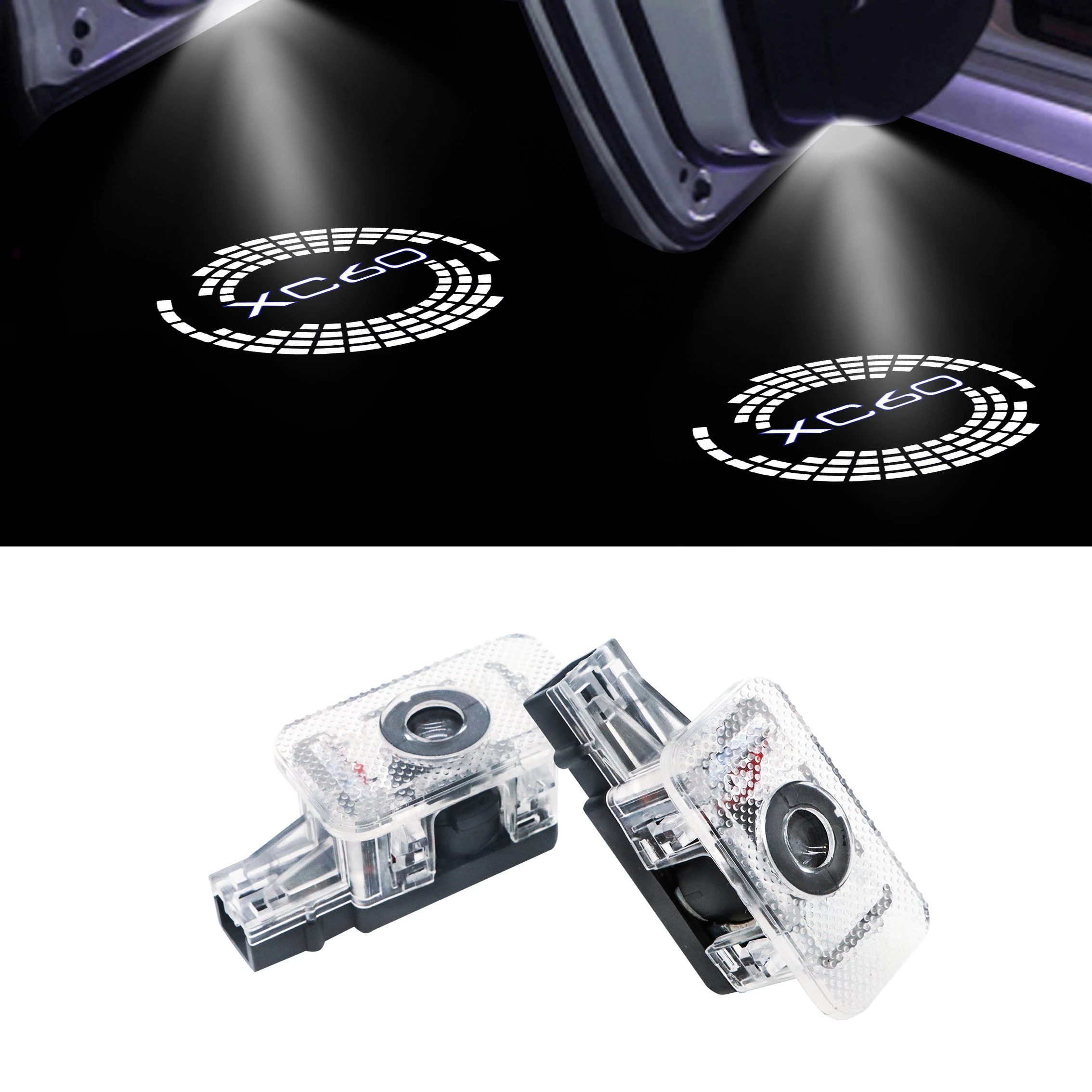 2 Stuks Rd Auto Deur Licht Voor Volvo Rdesign Xc90 Xc60 Xc40 V90 S90 V40 V60 S60 S80 Volvo Courtesy Light Rdesign Logo Welkom Licht Perfect