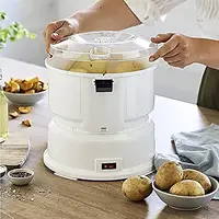 Automatic Rotating Fruit and Vegetable Peeler Electric Potato Peeler Vegetable Dehydrator Suitable for Home Kitchen Restaurant 2