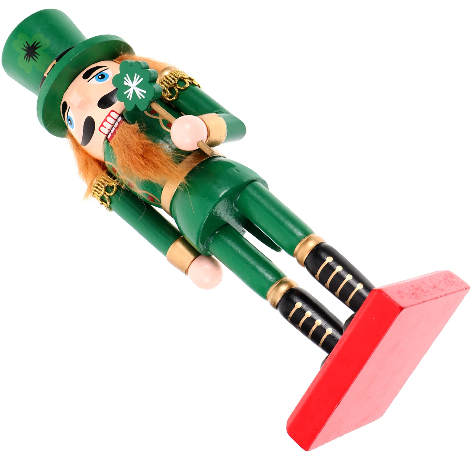 

Wood Lovely Nutcracker Decor for Home Adorable Desktop Wooden Soldier Decor
