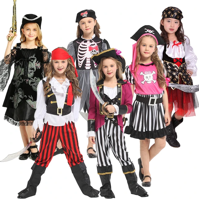 Fantasia de pirata infantil, roupa para adultos, amantes do caribe, fantasia  masculina de halloween, jake, pirata - AliExpress