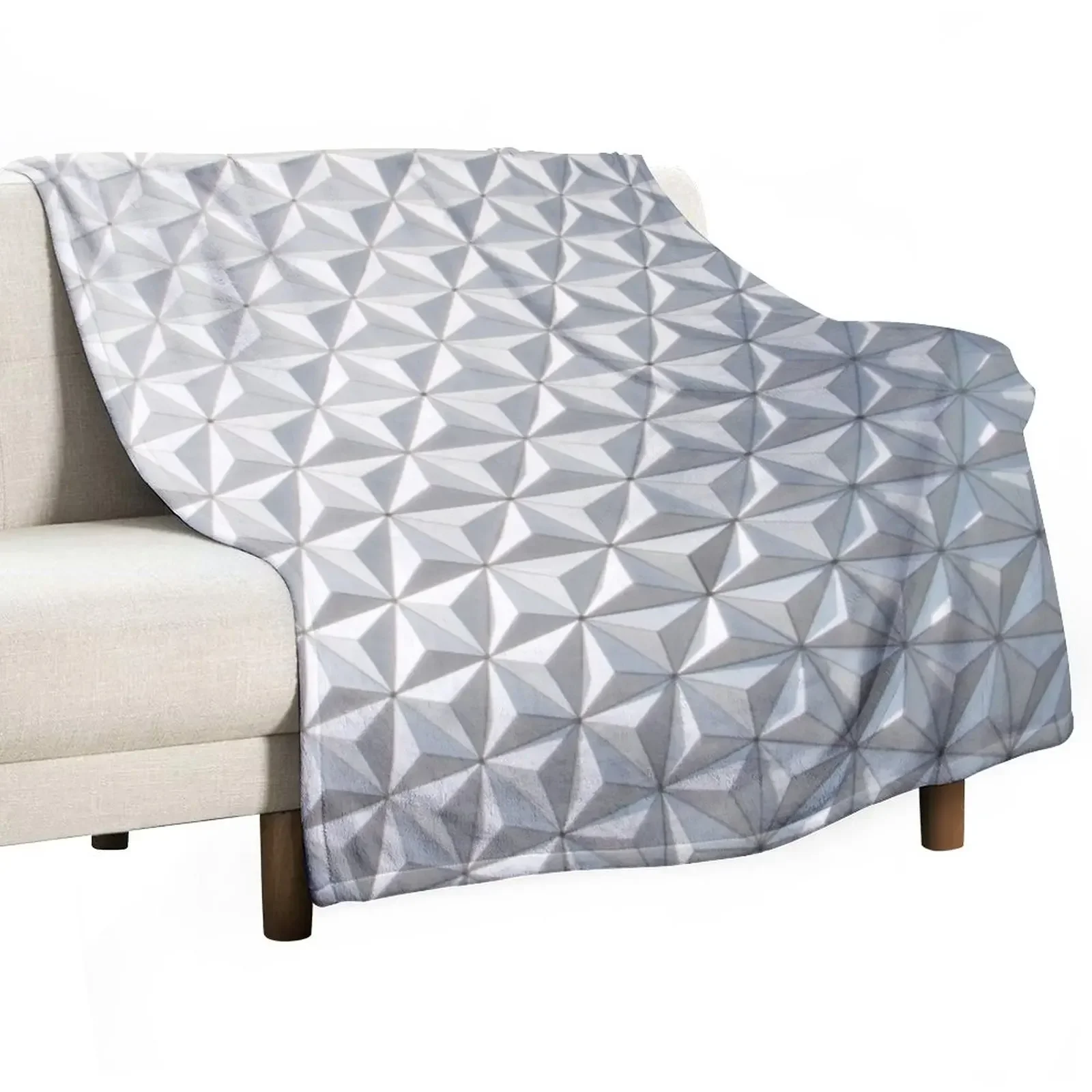 

Spaceship Earth Throw Blanket Personalized Gift Flannel Fabric fluffy Luxury Brand Blankets