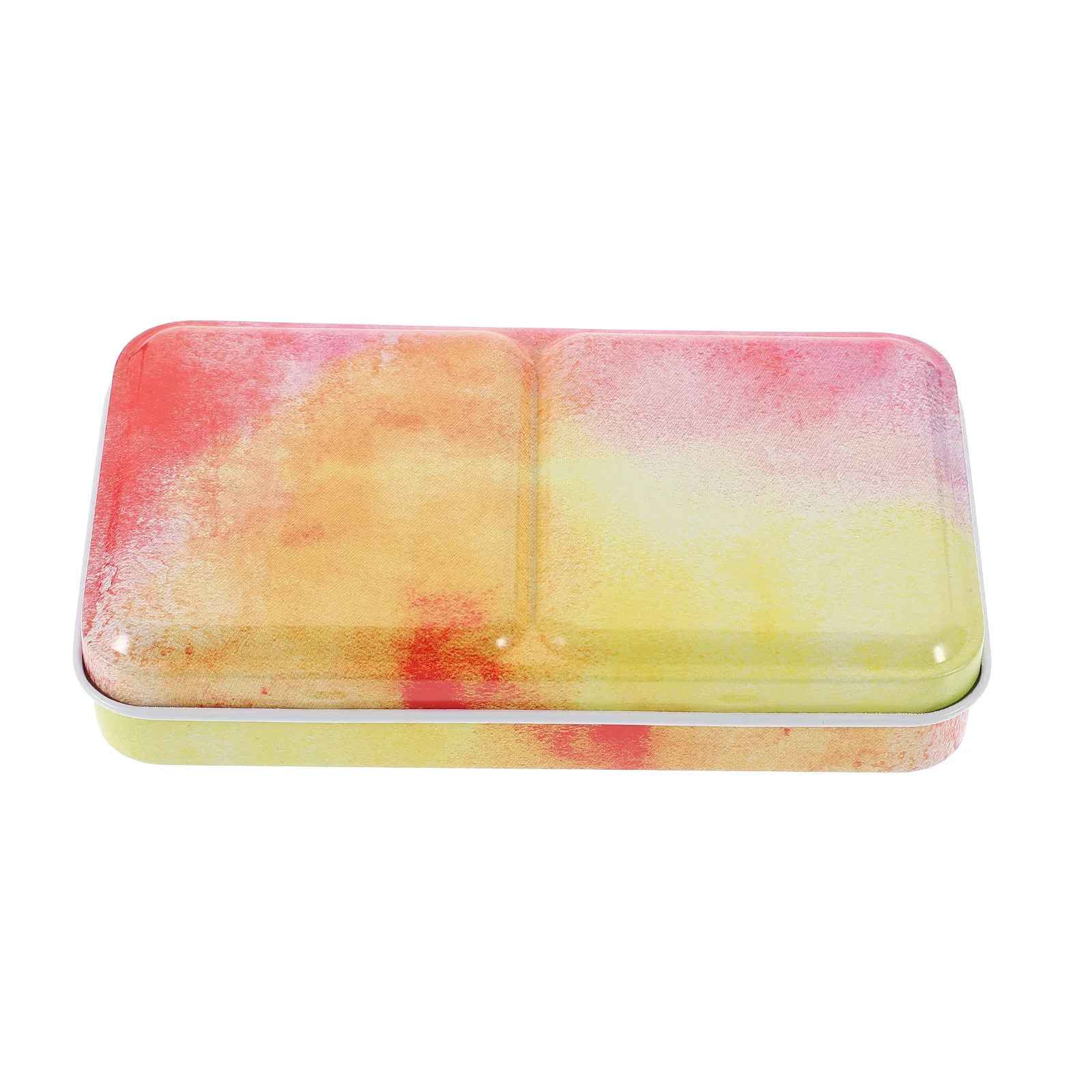 

Watercolor Palette DIY Pigment Case Mixing Painting Tray Empty Holder Pan Boxes