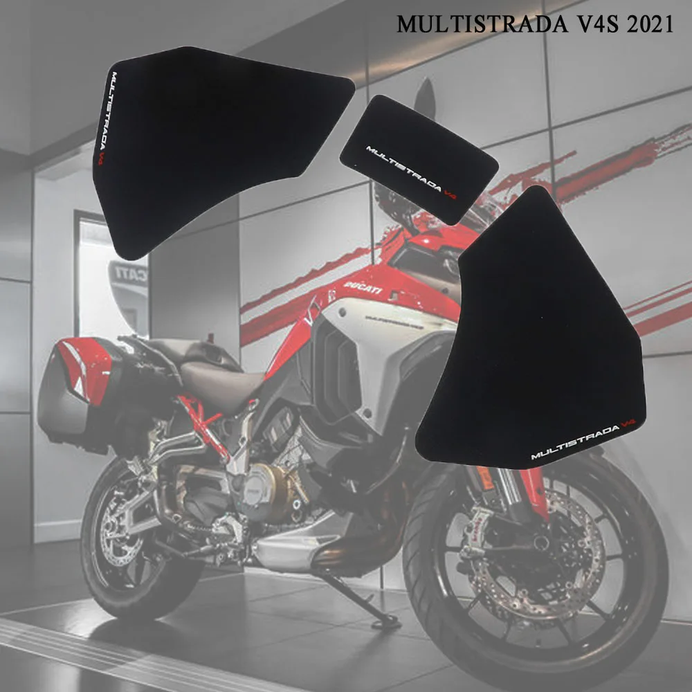 

For DUCATI Multistrada V4S V4 2021 New Motorcycle Fuel Tank Grip Pad Knee Traction Side Fuel Tank Pad Knee Pads
