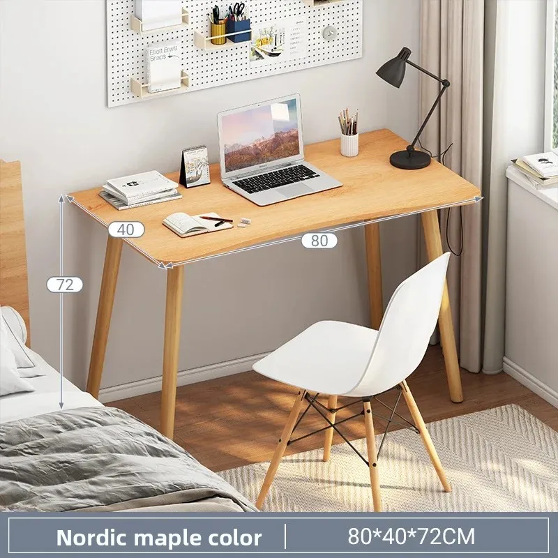 Escritorio de ordenador Simple para estudio, Mesa pequeña para dormitorio, Casa de alquiler, escritura, Mesa Simple, Ordenador, muebles de oficina