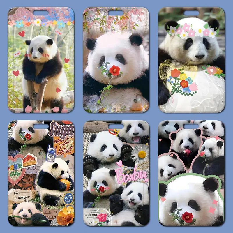 

Набор карт Panda Huahua, нагрудная карта, разрешение на работу, набор карт доступа