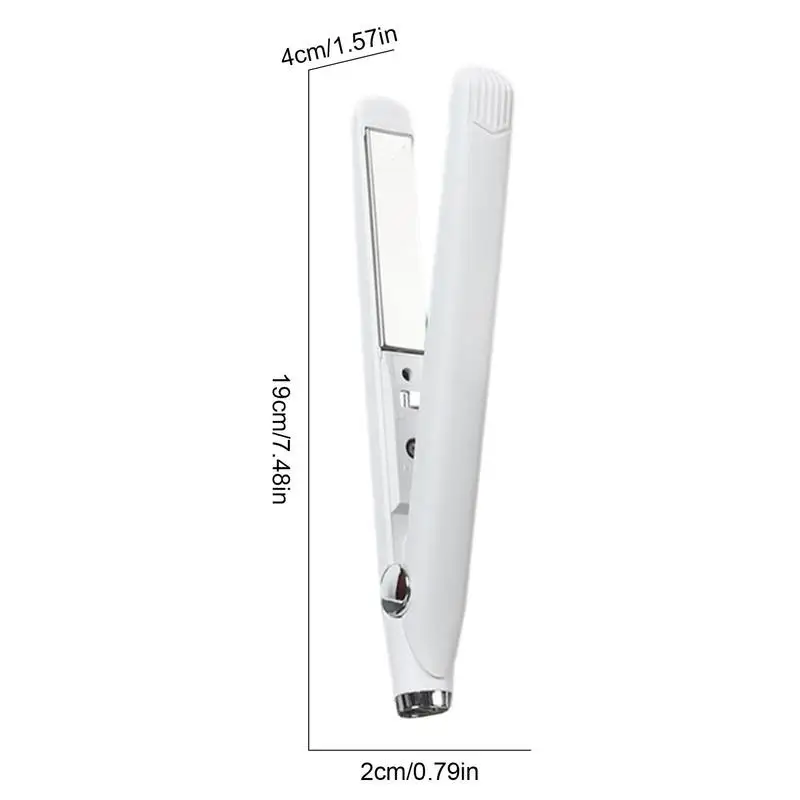 USB Curling Iron Hair Straightener Ceramic curler Mini Dual-Purpose Hair Straightener Travel Size Styling Tool
