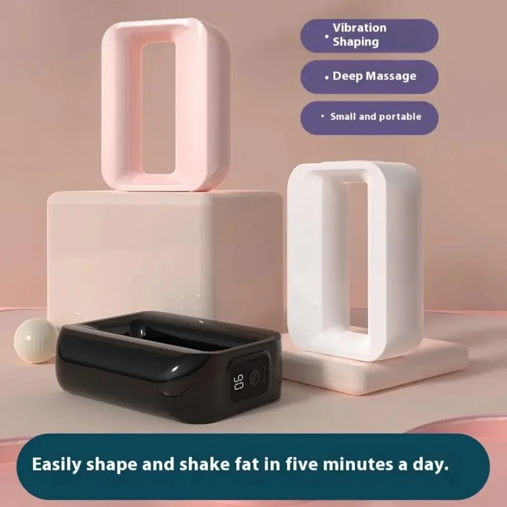 Electric Body Massager Ring Multifunctional Handheld Fascia Gun Wireless Rechargeable Full Body Deep Tissue Massager Relaxation