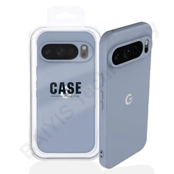 Premium Liquid Silicone Shockproof Phone Case - Skin - Friendly Protective Cover for Pixel 9A (GRAY)