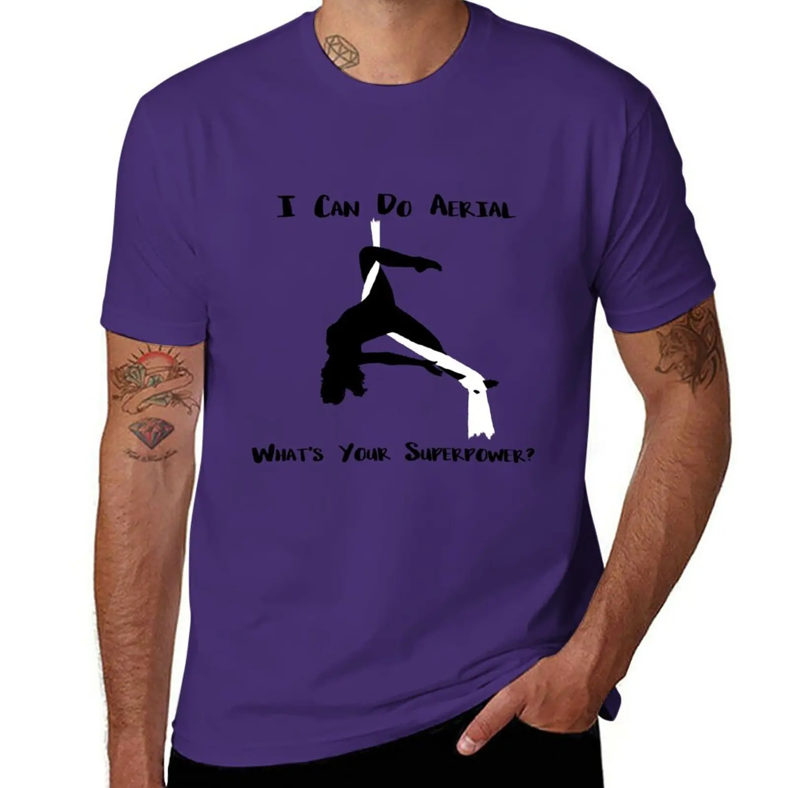 

What's Your Superpower T-Shirt summer tops sports fans mens clothes