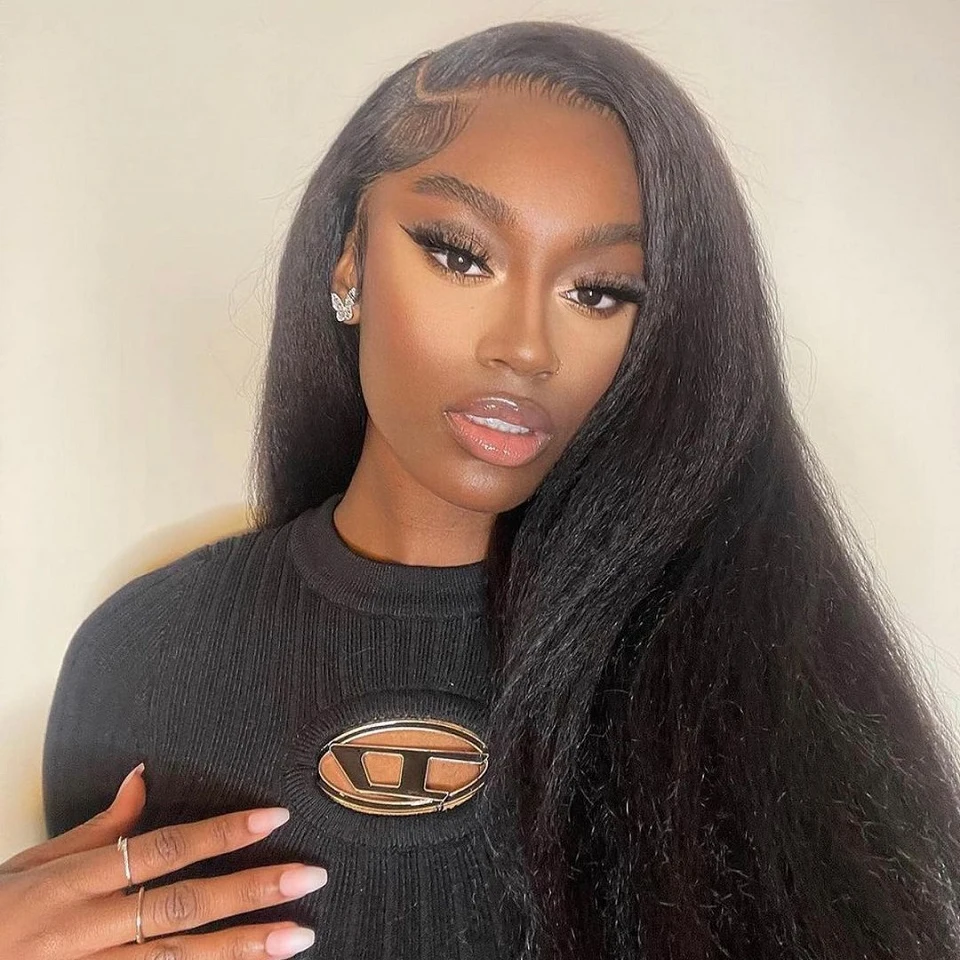 Kinky Straight Human Hair Remy Bundles Raw Indian Hair Weave Bundle 8-40 Kinky Straight Bundles Human Extensions For Women
