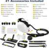 Steam Cleaner, Multipurpose Powerful Steamer with 21 Accessories, Portable Handheld Steam Mop with 38OZ Tank, Natural Cleaning 5