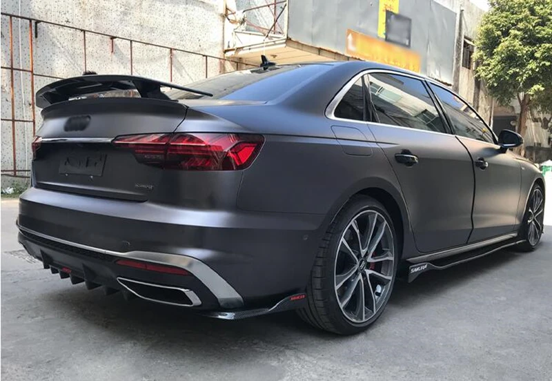 Voor Audi A4 S4 RS4 B9 B10 2017-2023 Echte koolstofvezel carrosserie zijskirt kit lip spoiler hoge kwaliteit splitters 43 - Racext Voor Audi A4 S4 RS4 B9 B10 2017-2023 Echte koolstofvezel carrosserie zijskirt kit lip spoiler hoge kwaliteit splitters - - Racext 42