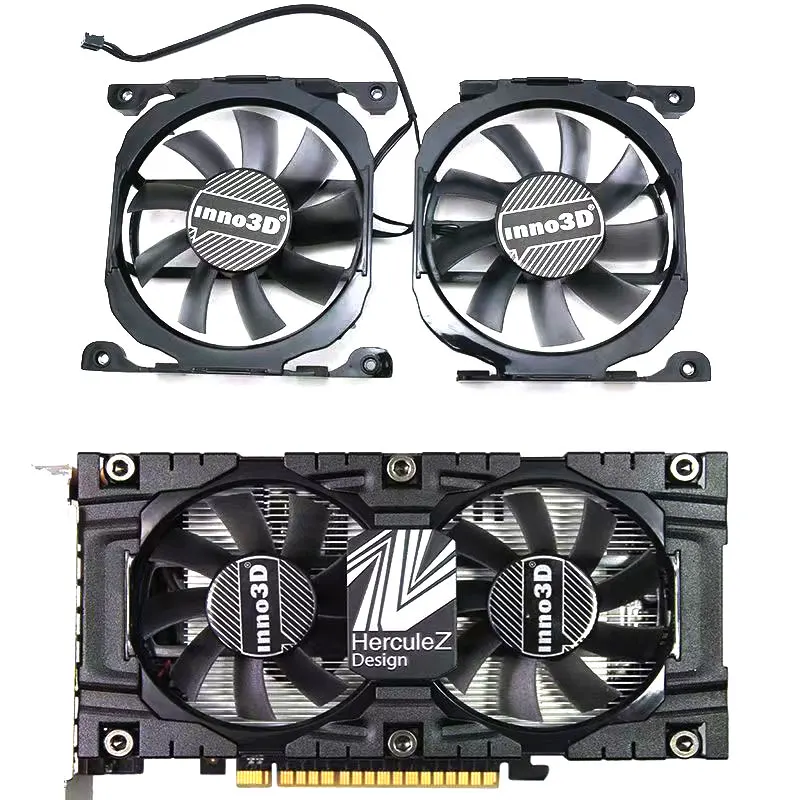 Nuova Ventola Inno3D 2Pin/4Pin Cf-12815S Gtx 660 Gpu, Per Ventola Di Raffreddamento Della Scheda Grafica Inno3D Gtx 660 660Ti 750Ti 760