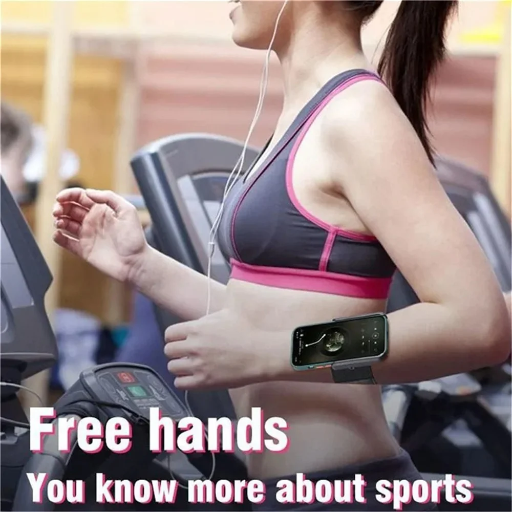 Handgelenk-Telefonhalter, 360° drehbar, abnehmbar, verstellbar, Sporthalterung zum Laufen, Radfahren, Fahren, universelle Handy-Unterstützung – Detail 12