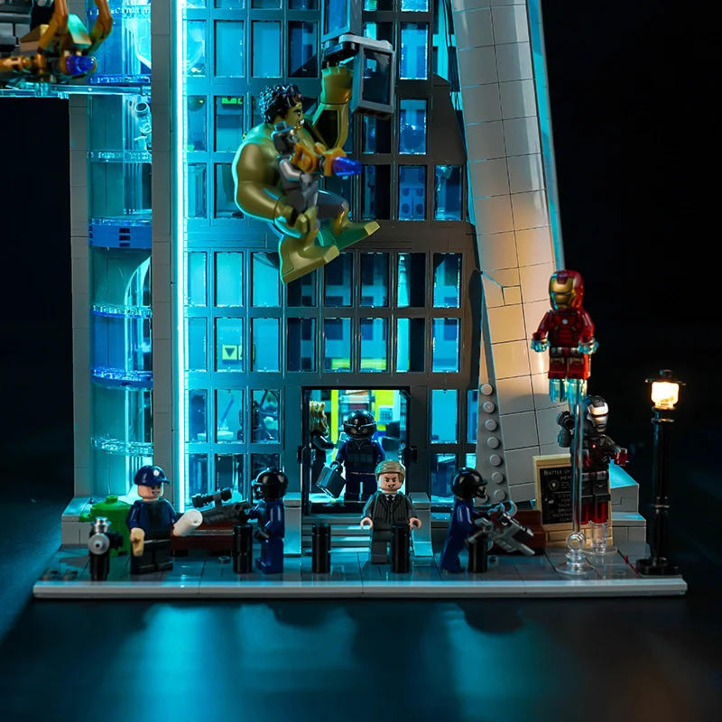 Lazishi LED light 76269 set is suitable for Avengers Tower