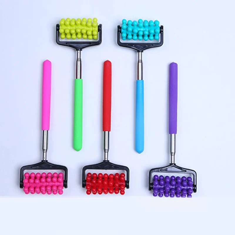 Multi Back Scratcher Telescopic Massage Case Adjustable Handy Stainless Steel Pen Clip Pocket Scratching Kit Dragon Claw 21-58cm