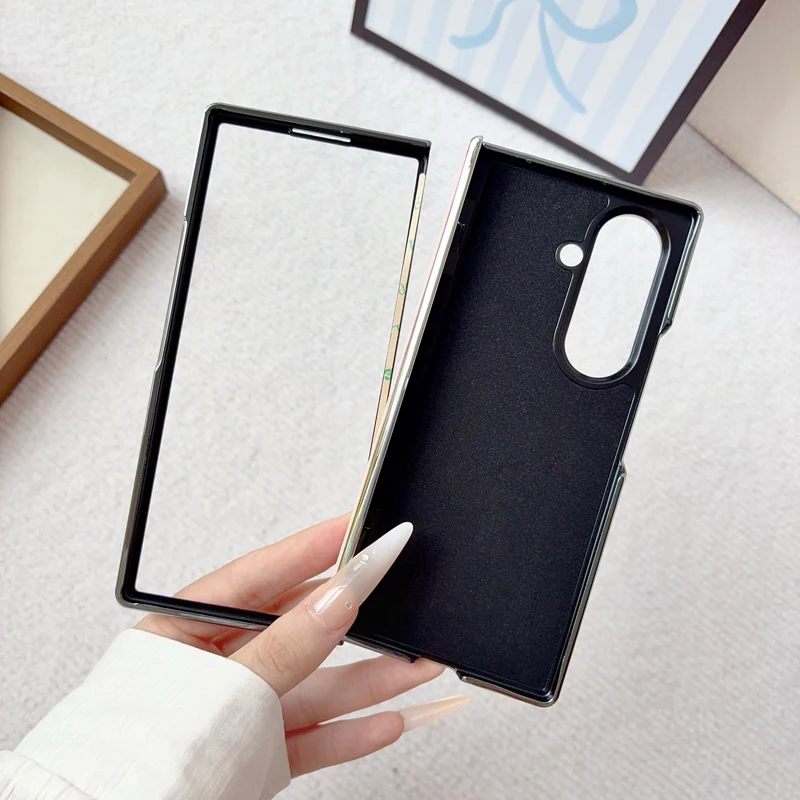 Luxury Magnetic Electroplated Ultra-Thin Non-Slip PU Leather Phone Case