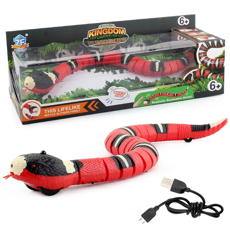 

Electric Snake Cat Toy Creative Intelligent Induction Interactive Toy USB Charging Funny Cat Toy Dog Pet Cat Accessories