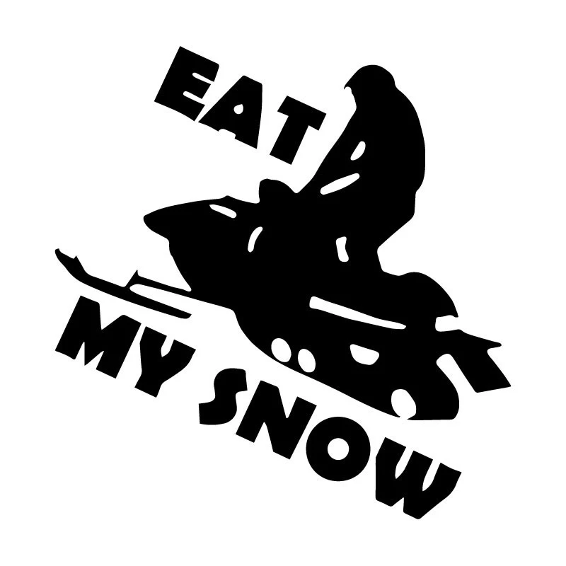 

Y272# Car Sticker EAT MY SNOW Waterproof Vinyl Decal Auto Accessories Pegatinas Para Coche DIY Styling