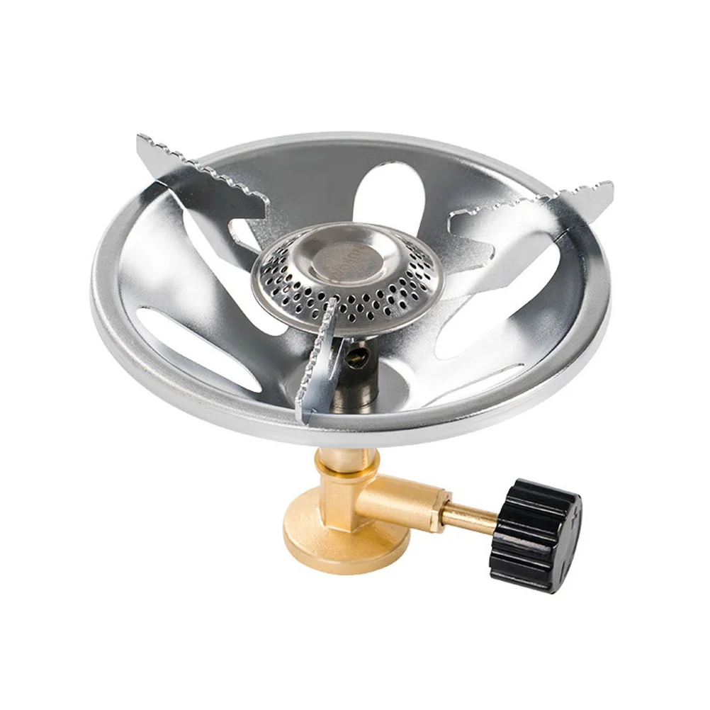 

Outdoor Portable Stove Cooker Burner for Picnic Cooking Tools Gas Chrome Coated