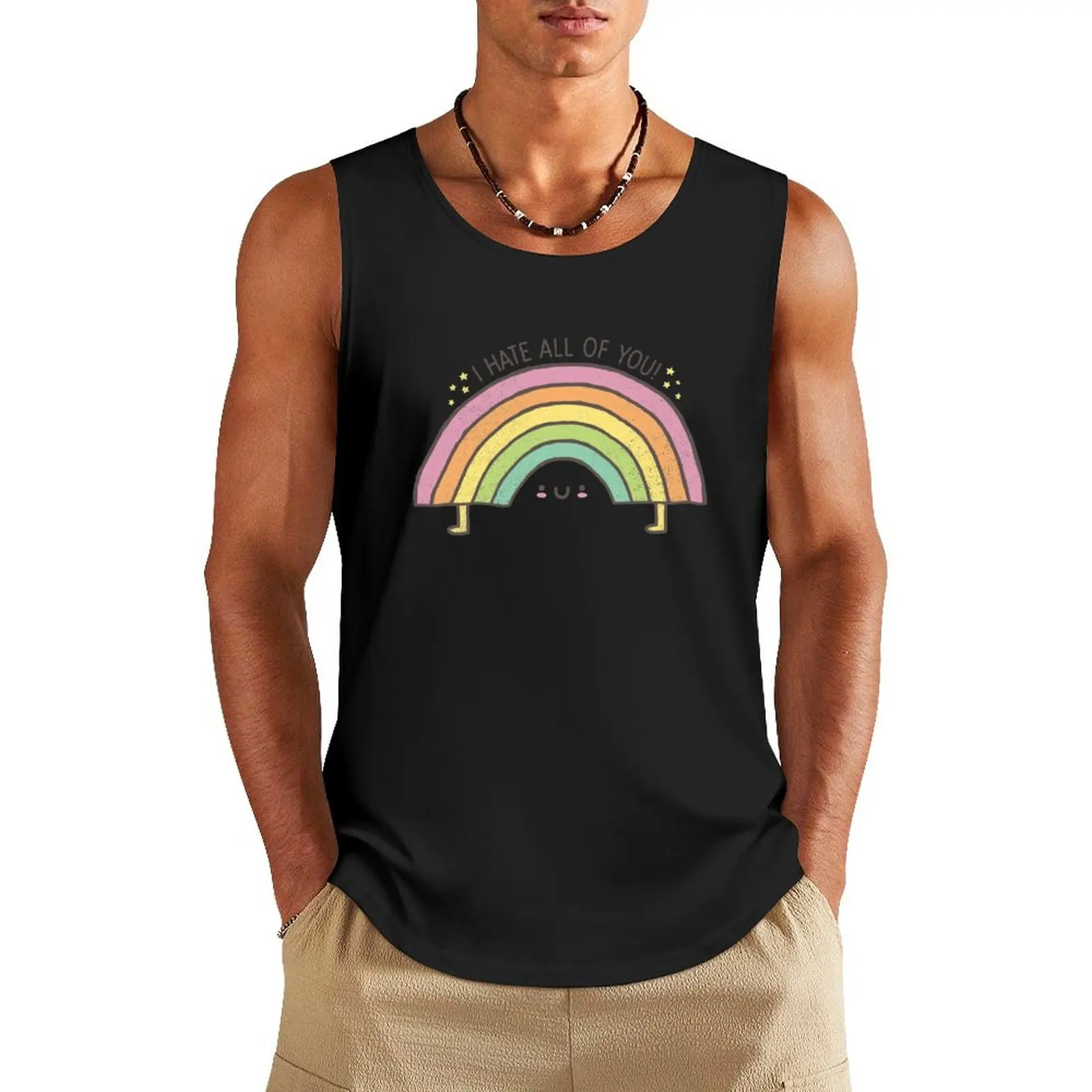 

TRUTH BE TOLD.... Tank Top sports vest singlet for men cute tops basketball