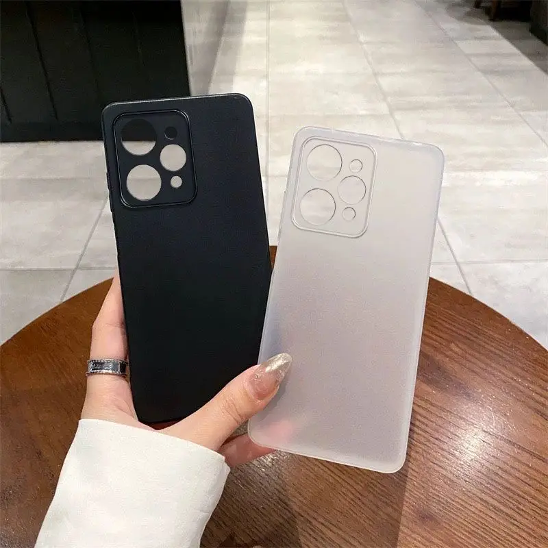 Realme 15 Pro 케이스 모델 파인 홀 반투명 화이트 솔리드 블랙 심플 TPU 소프트 커버 Realme15용 충격 방지 케이스