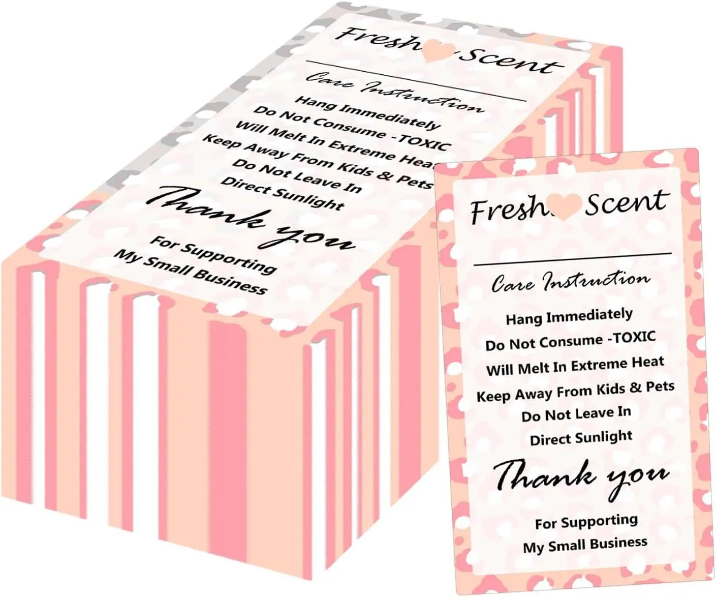 

Fresh Preservation Instructions Freshies Scent Label Sticker 2 * 3.5 inch for Freshies Supplies, Beads and Silicone 200 pcs