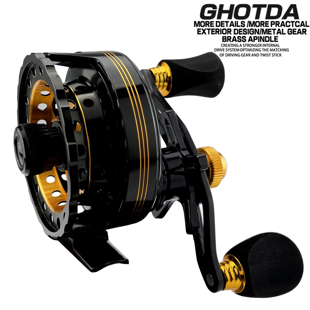 

0.28mm/100M Line Capacity Fishing Reels 2.8:1 Speed Hollow High-strength Anti-corrosion Ultralight Fishing Tackle Accessories