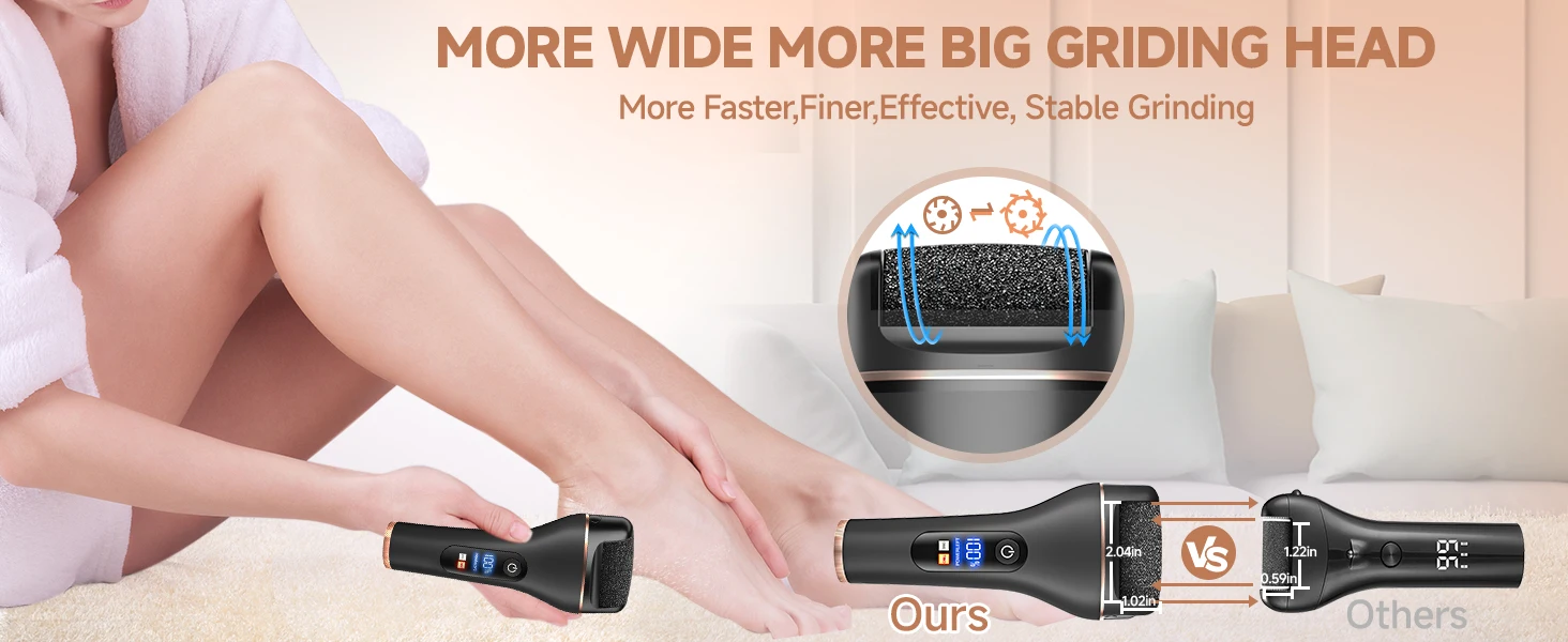 Description Picture 2 of itemPedicure Machine Callus Remover Pedicure Tools Professional Foot Dead Skin Remover Foot Grinder Electric Foot Grinder Elec