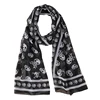 Chiffon Skull Scarf 160*50CM Geometric Printing Pattern Fashion Street Style Holiday Beach Spring Autumn Decorative Shawls New 1