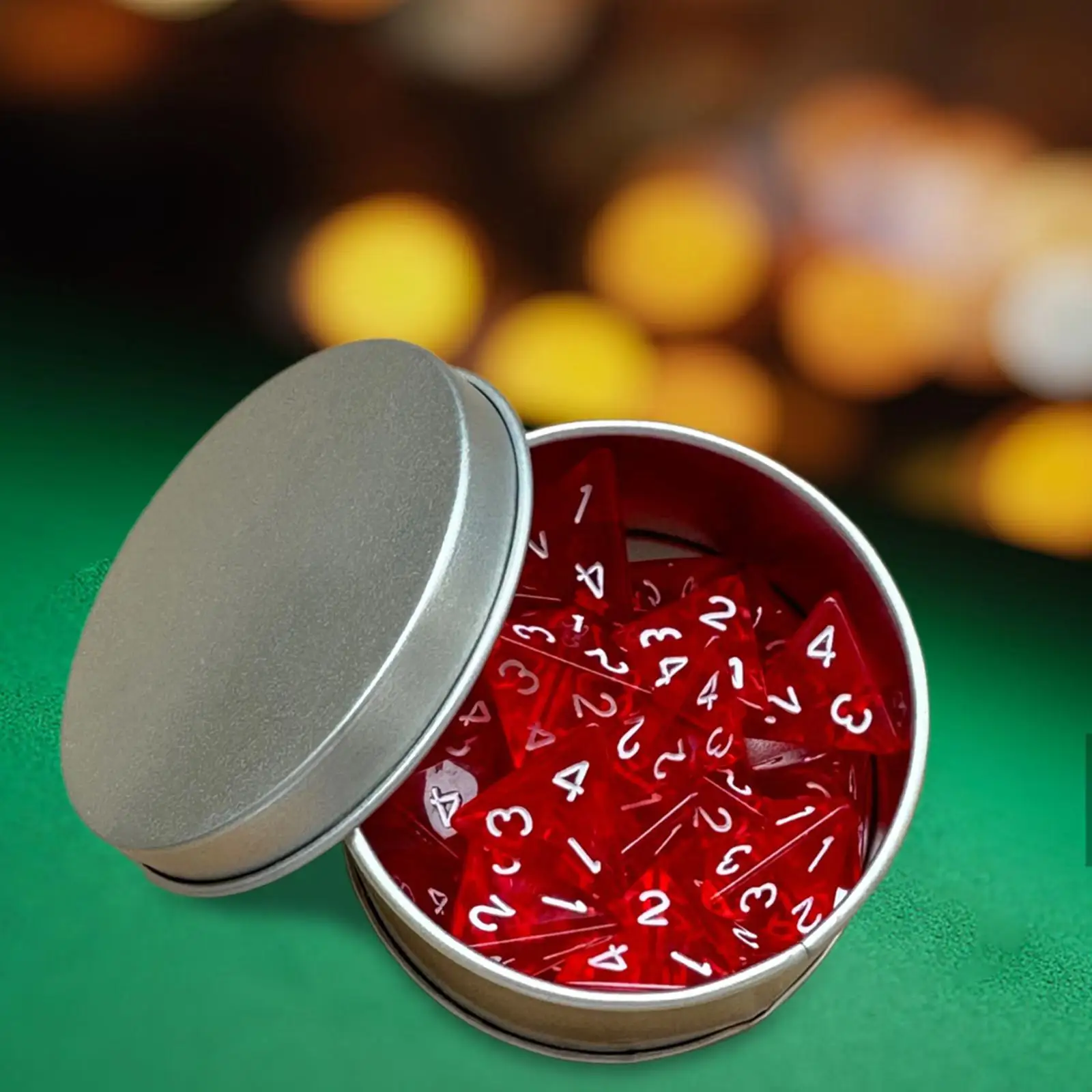 Premium 25-Piece Polyhedral Dice Set for RPG Gaming Adventures