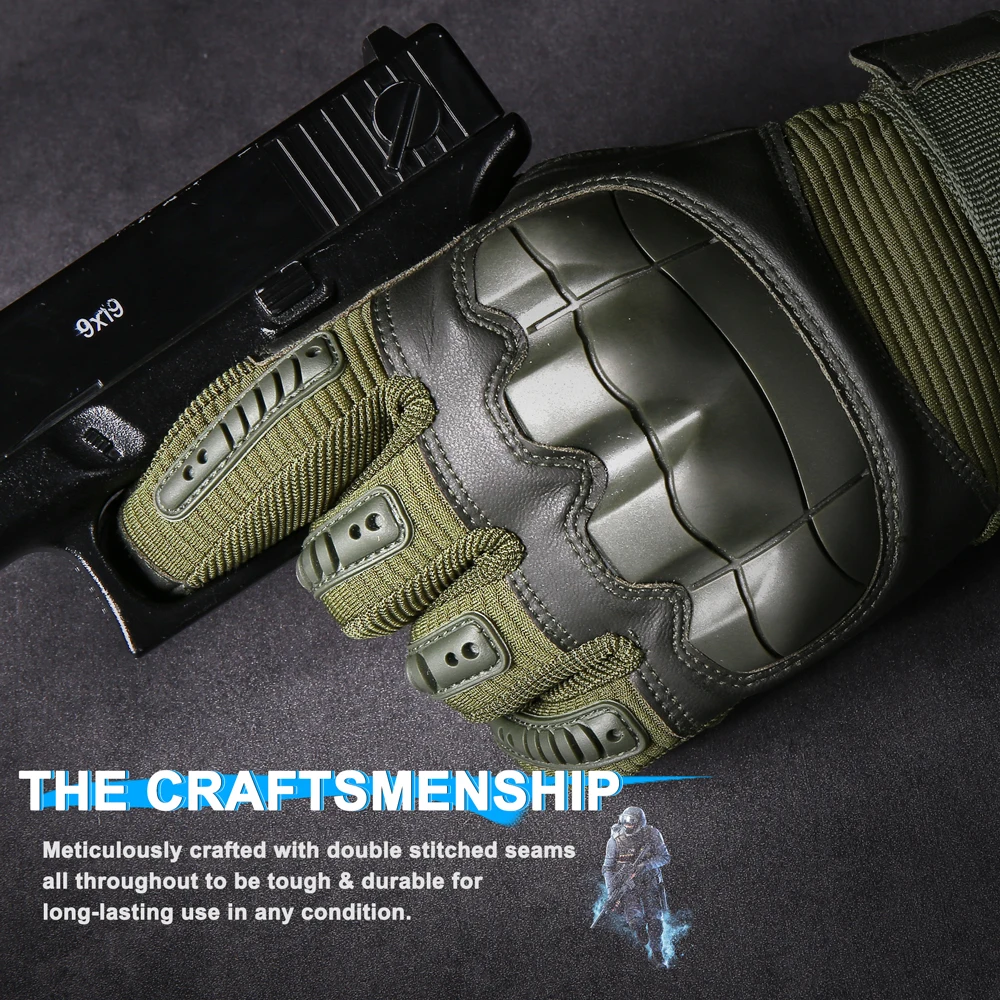 Tactical touch screen gloves Outdoor Sports Combat Airsoft Paintball Hunting Hiking Shooting Cycling Bike Protective Gear Men