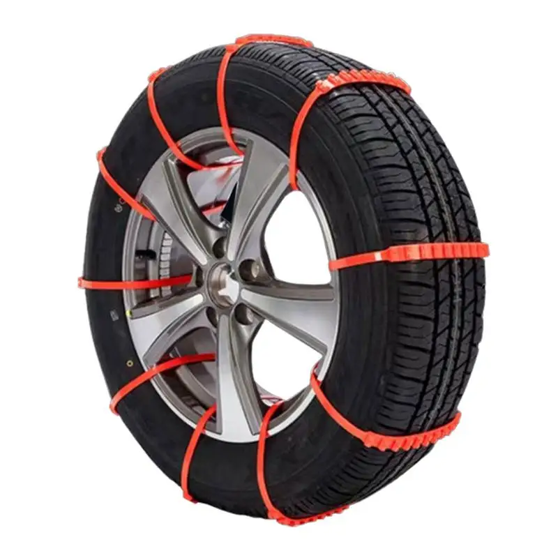 

Snow Chains For Trucks Snow Tire Chains Car Snow Tire Chains Adjustable Snow Anti-Skid Traction Tire Chains For Car Anti Slip