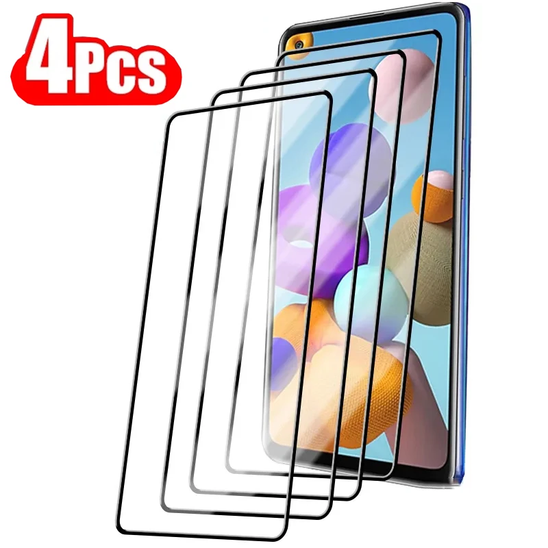4PCS Full Cover Screen Protector For Huawei P60 P50 P40 P30 P20 Pro Tempered Glass For Huawei P Smart 2019 Mate20 Lite Protect