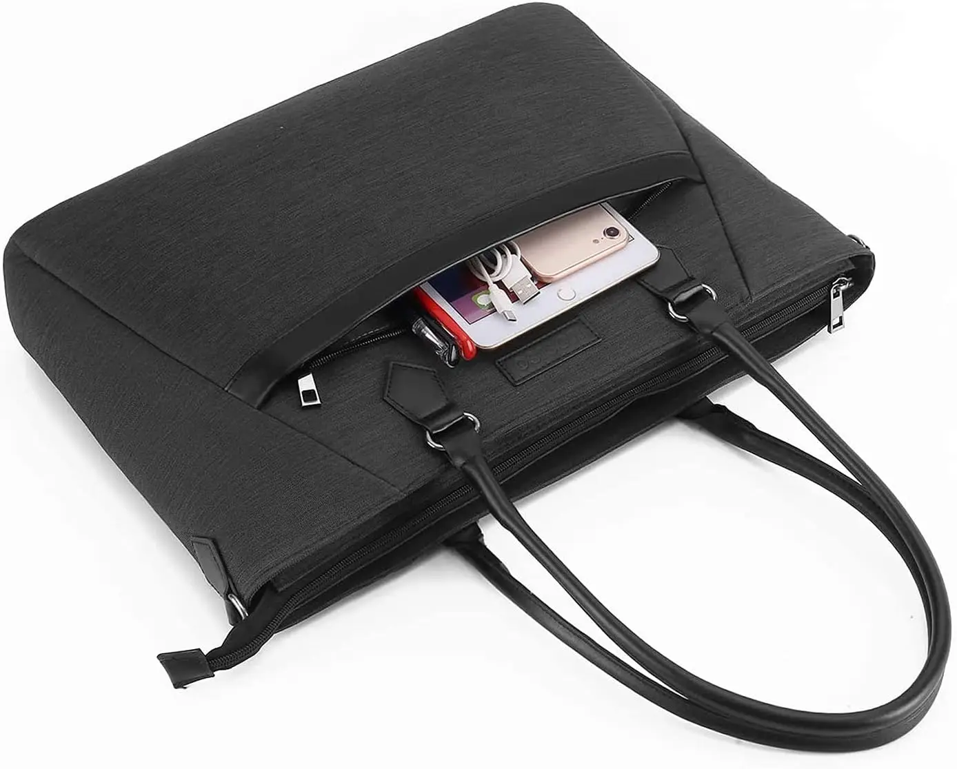 Bolsala Portátil para Homens e Mulheres Bolsa de Ombro Estojo para Notebook Maleta Viagens de Trabalho Compras Negócios 17 173 - Imagem 4