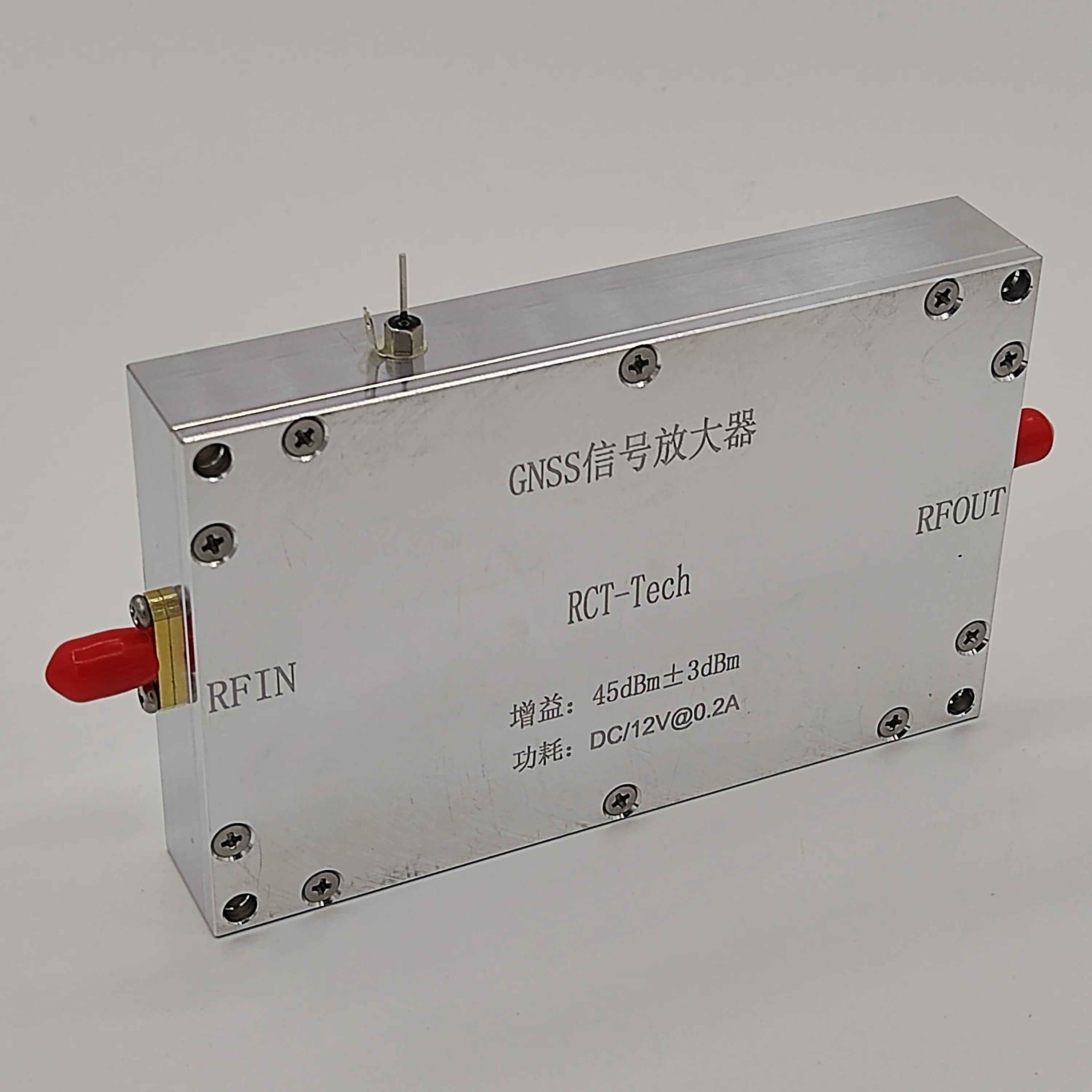 

1170MHz-1268MHz/1560MHz-1620MHz GNSS Signal Amplifier Module 45dBm Gain Signal Repeater with SMA Female Connector