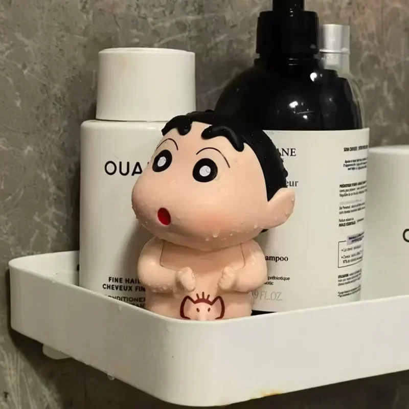 짱구는 못말려 코끼리 목욕 장난감 - 어린이를 위한 움직이는 귀여운 액션 피규어, 귀여운 수집용 인형 선물 판매