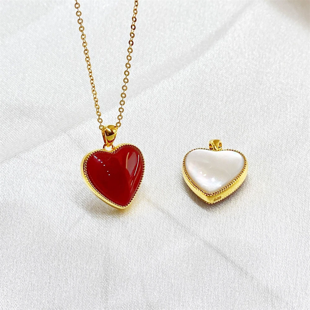 アクセサリー K18/Au750 yellow gold heart pendant DHgate.com:18K Gold Heart Pendant Necklace for Women - Real