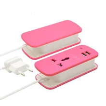 

Plug power extension socket power strip 1 piece EU US UK travel adapter portable USB smart phone tablet charger desktop hub