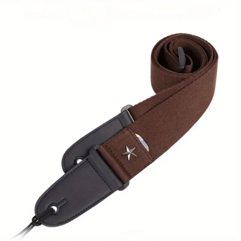 Guitar Strap Electric Acoustic Folk Guitarra Belt Straps Pick Pocket Accessories Thicken Mesh Paddles