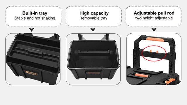 Caja de Herramientas para vehículo Industrial, organizador de  almacenamiento con insertos de cajón, carro combinado completo, envío  gratis - AliExpress